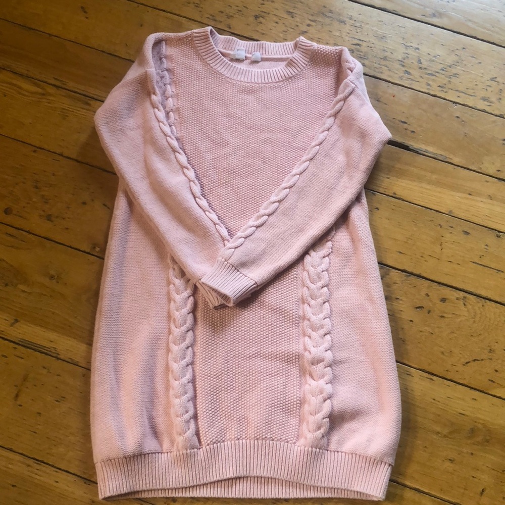 GAP Kids XL pink sweater dress